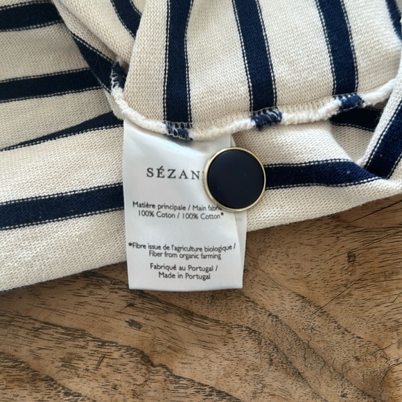 ⚓️✨ Sézane Colette Marinière – Navy & Ecru Striped Long Sleeve Tee (XS, EUC) ✨⚓️ - Picture 8 of 11